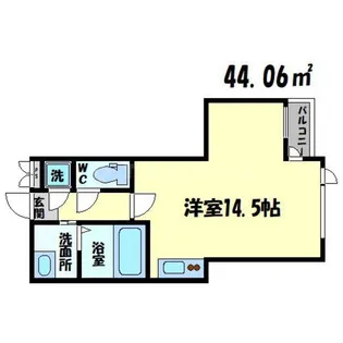 オーキット都島【604号室】の間取り