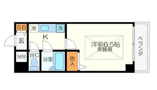 ローズコーポ新大阪9【1階】の間取り