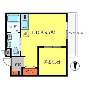 アルル三番館【2階】の間取り
