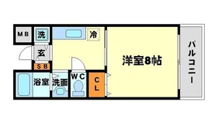 プレステージ小野原【4階】の間取り