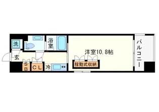 デュオン新大阪レジデンス【7階】の間取り