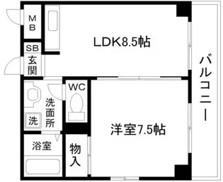 レクシア新大阪【11階】の間取り