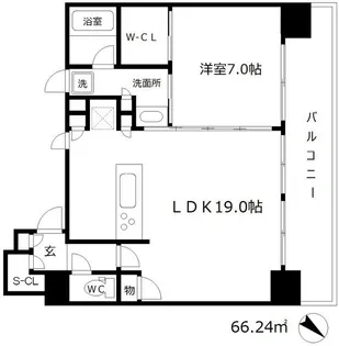 VALTHAUS【7階】の間取り