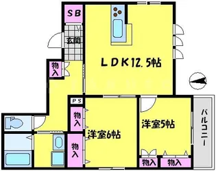 ヘーベルメゾンmimatsu【2階】の間取り