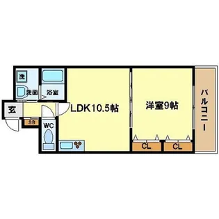 ロイヤルヒルI【502号室】の間取り