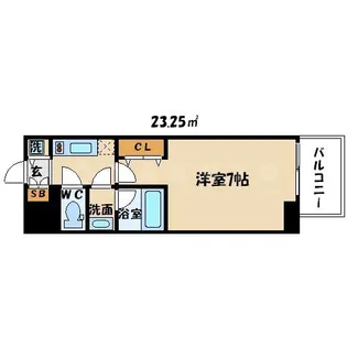 レオンコンフォート北浜【10階】の間取り
