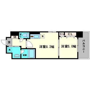 パインリッチ【7階】の間取り
