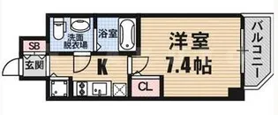 S-RESIDENCE北浜【13階】の間取り
