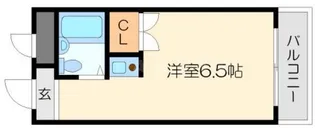 明和ハイツ南江口【6階】の間取り