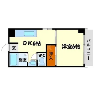 コーポ円山【2階】の間取り