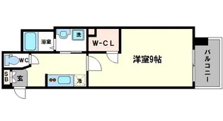 プレサンス堺筋本町駅前【6階】の間取り