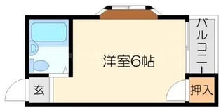 ライオンズコーポ【405号室】の間取り