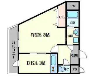 KAMITANI Ⅲ BLD【3階】の間取り