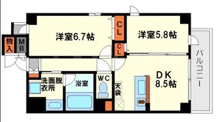 PLEO瑞光【5階】の間取り