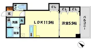 クレシアコート島田【3階】の間取り