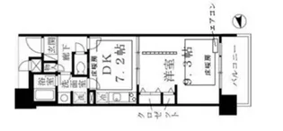 ロイヤルパークスなんば【5階】の間取り
