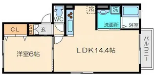 プリマコートI【2階】の間取り