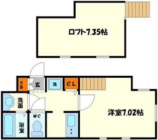 ガレリア千里山 DUE【1階】の間取り