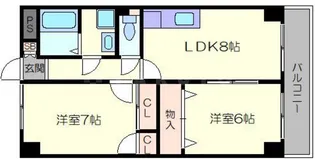 エクセレント上新ア・ライズ【302号室】の間取り