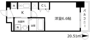 アーデンタワー本町イースト【4階】の間取り