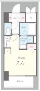 セイワパレス玉造駅上【2階】の間取り