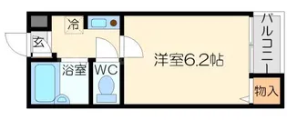 フレンド豊新【a306号室】の間取り
