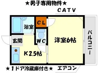 メゾン土井【1階】の間取り