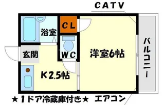 メゾン土井【1階】の間取り