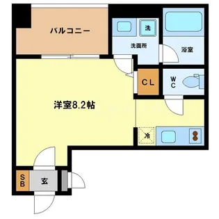 エスライズ西本町【10階】の間取り