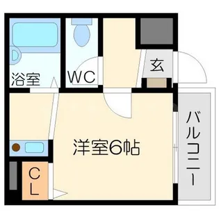 中市マンション【204号室】の間取り