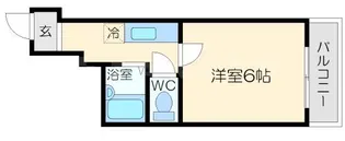 オークレジデンス【301号室】の間取り