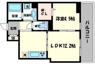 サウスメゾンサフィニア【1階】の間取り