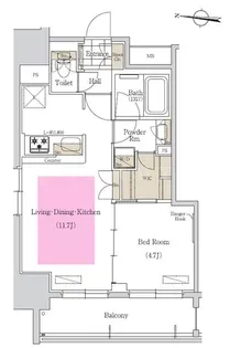 アーバネックス本町【3階】の間取り