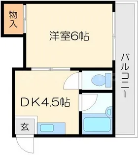 三賀マンション【0321号室】の間取り