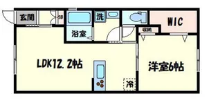 メゾンジェイド京橋【1階】の間取り