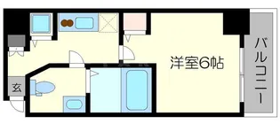 プライマル靱本町【10階】の間取り