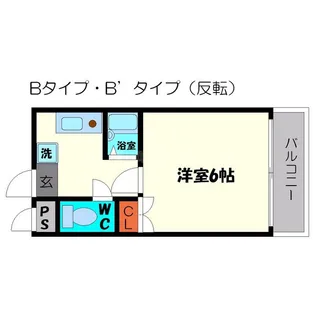 ルミエール垂水【5階】の間取り