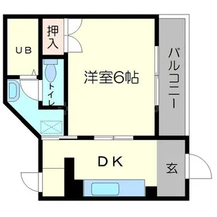 プランドール【4階】の間取り