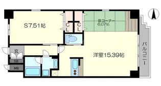 プレジオ本町【11階】の間取り