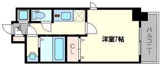フォーリアライズ南堀江ヴィータ【12階】の間取り