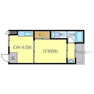 ローズハイツ【207号室】の間取り