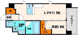 ブランカイズミ【7階】の間取り