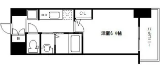 ジオエント福島野田【7階】の間取り