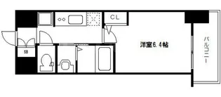 ジオエント福島野田【2階】の間取り