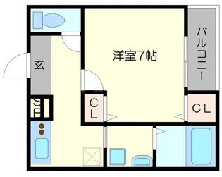 フジパレス垂水町Ⅲ番館【1階】の間取り
