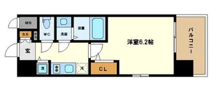 エスリード中之島SOUTH【11階】の間取り