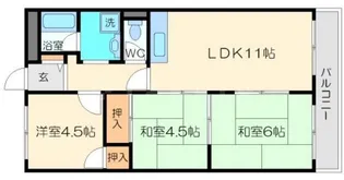 ハイツサンコー【310号室】の間取り