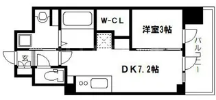 アーバネックス新町【3階】の間取り