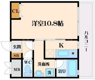 ES-Grande江坂公園【3階】の間取り