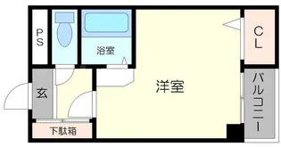 ヴィラ緑地ガルデン【3階】の間取り